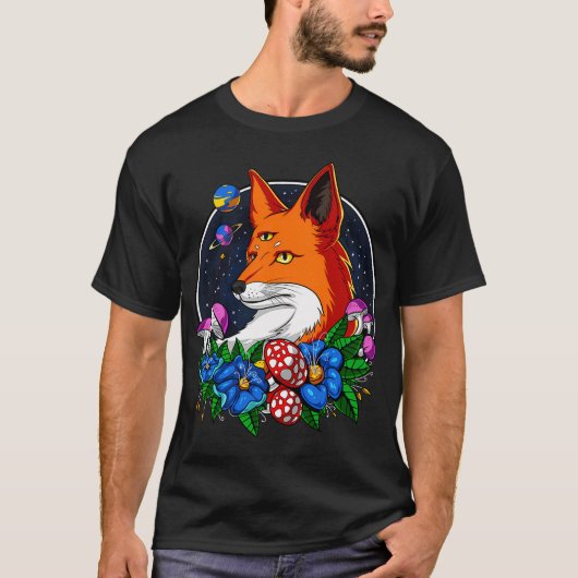 Psychedelische Vos T-shirt (Voorkant)
