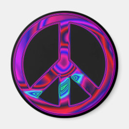 Psychedelische Vrede Magneet