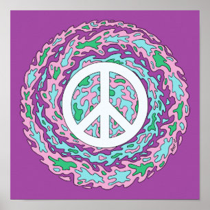 Psychedelische Vrede Poster