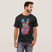 Psychedelische Vrede Uit T-shirt (Voorkant volledig)
