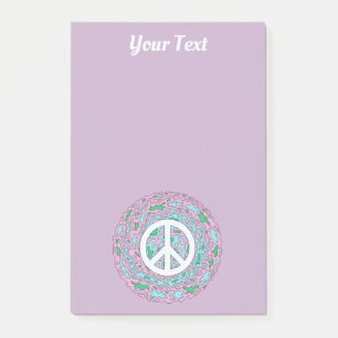 Psychedelische Vredes Post-it Notities Post-it® Notes