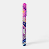Psychedelische Wave Flow iPhone Case 16 Hoesje (Rechterkant)