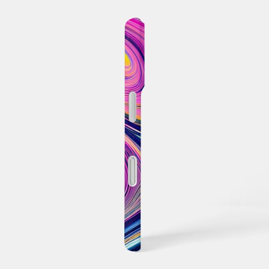 Psychedelische Wave Flow iPhone Case 16 Hoesje (Rechterkant)
