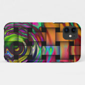 Psychedelische Weave iPhone 5 Hoesje (Achterkant (horizontaal))