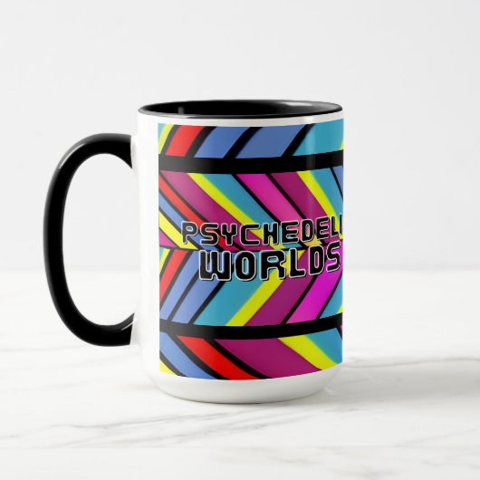 Psychedelische Werelden Mok (Links)