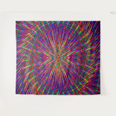Psychedelische wervelende ster..... wandkleed (Voorkant (horizontaal))