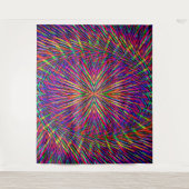 Psychedelische wervelende ster..... wandkleed (Voorkant)