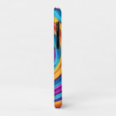 Psychedelische werveling van regenboogtinten Case-Mate iPhone case (Achterkant/links)