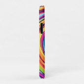 Psychedelische werveling van regenboogtinten Case-Mate iPhone case (Achterkant/rechts)