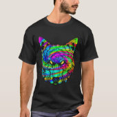Psychedelische Wolf Wolven Hallucinaties Trance T-shirt (Voorkant)
