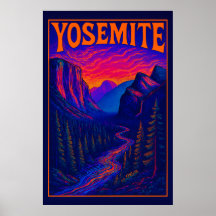 Psychedelische Yosemite