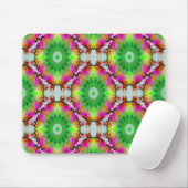 Psychedelische zaagbladen.. muismat (Met muis)