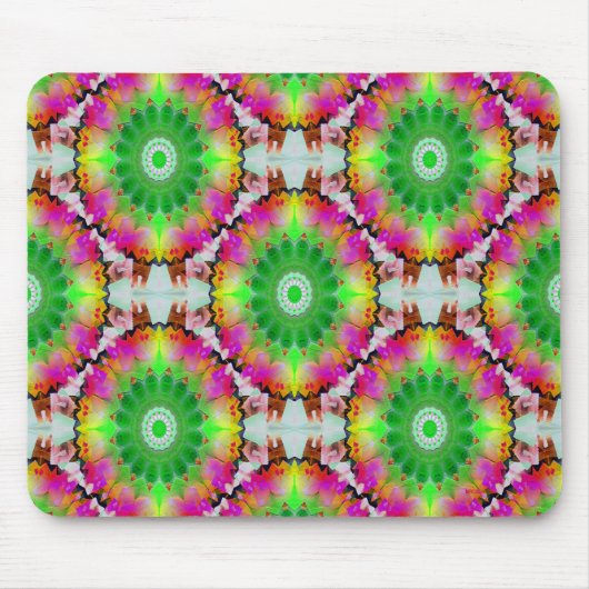 Psychedelische zaagbladen.. muismat (Voorkant)