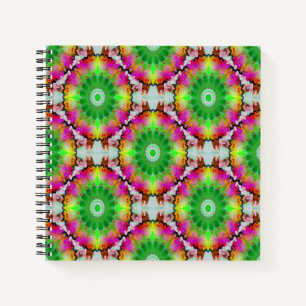 Psychedelische zaagbladen.. notitieboek
