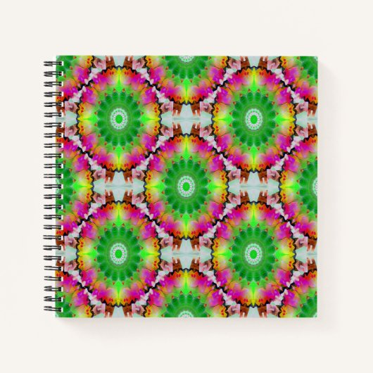 Psychedelische zaagbladen.. notitieboek (Voorkant)