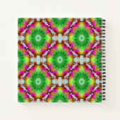 Psychedelische zaagbladen.. notitieboek (Achterkant)
