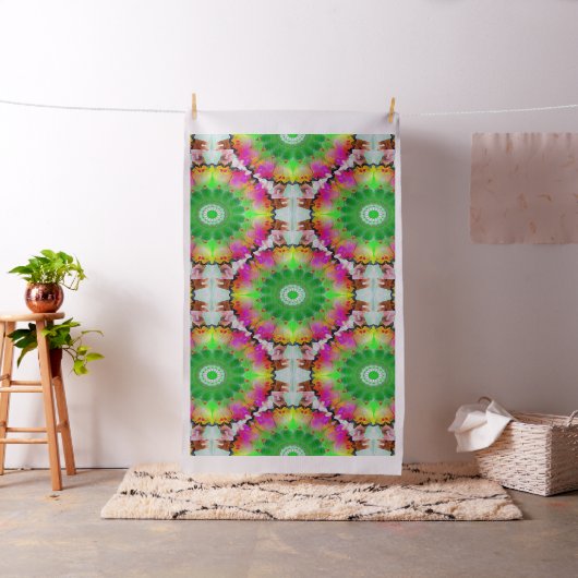 Psychedelische zaagbladen.. stof (Voorbeeld)