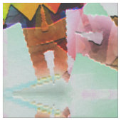 Psychedelische zaagbladen.. stof (Close Up)