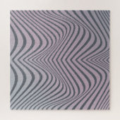 Psychedelische Zebra: korrelige strepen. Legpuzzel (Horizontaal)