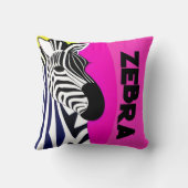 Psychedelische Zebra op kinderkamer Kussen (Achterkant)