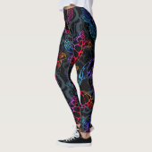 Psychedelische Zee Schildpad: Boho Ocean Leggings (Links)