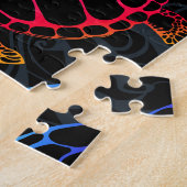 Psychedelische Zee Schildpad: Boho Ocean Legpuzzel (Zijkant)