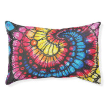 Psychedelische Zee Spiral Pet Bed