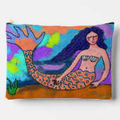 Psychedelische Zeemeermin Abstract schilderij Etui (Voorkant)