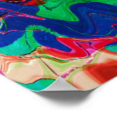 Psychedelische zeewier .... poster (Hoek)