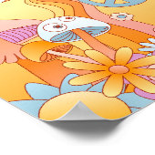 Psychedelische Zomer Droom Poster (Hoek)