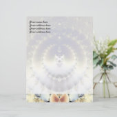 Psychedelische Zon Briefhoofd Ontwerp (Staand voorkant)
