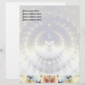 Psychedelische Zon Briefhoofd Ontwerp (Voorkant / Achterkant)
