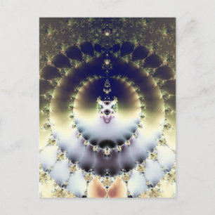 Psychedelische Zon Briefkaart