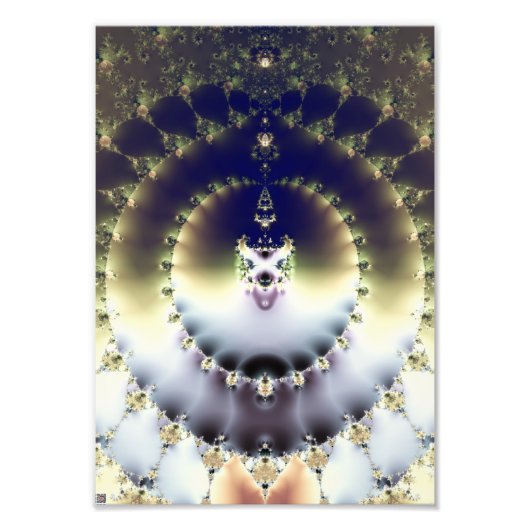 Psychedelische Zon Foto Afdruk (Voorkant)