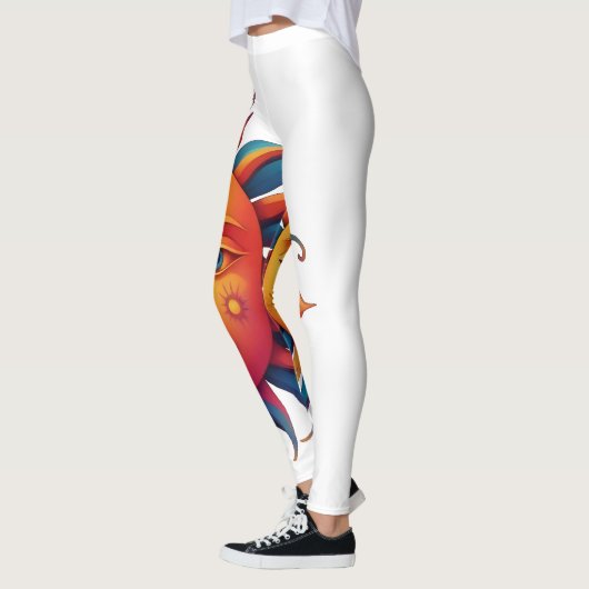 Psychedelische zon - leggings (Links)