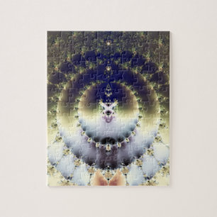 Psychedelische Zon Legpuzzel