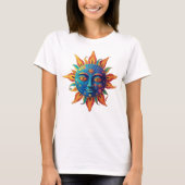 Psychedelische zon - t-shirt (Voorkant)