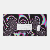 Psychedelische Zuurreis Fractal Abstracte Digitale Bureaumat (Keyboard & Muis)