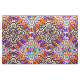psychedelisches Hippiemuster Stof