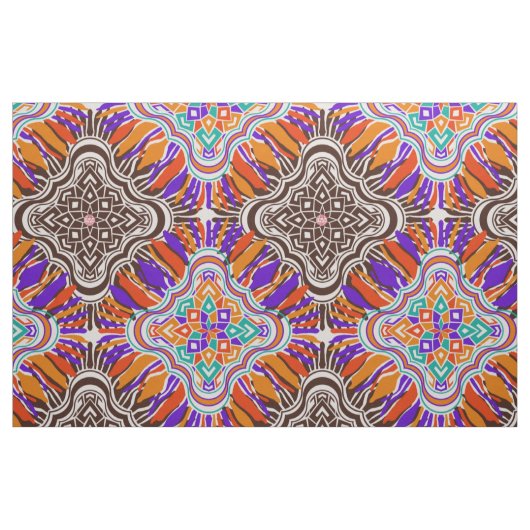 psychedelisches Hippiemuster Stof (Yard (91,4 cm))
