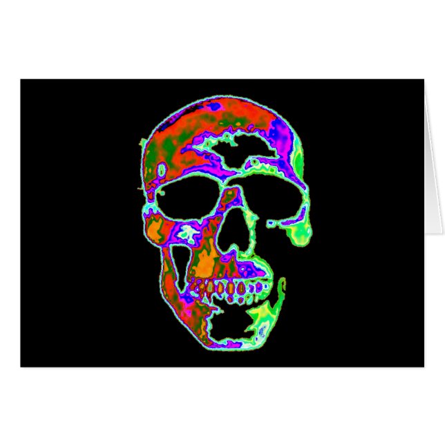 Psychedellic Skull (Voorkant Horizontaal)