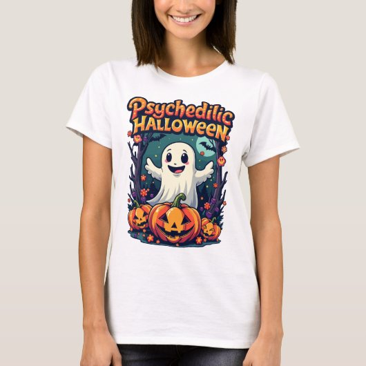 Psychedilic Halloween T-shirt (Voorkant)