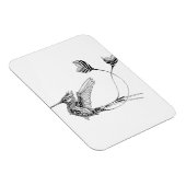 Psychedlic Bird Tattoo Magneet (Rechterzijde)