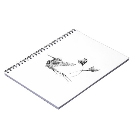 Psychedlic Bird Tattoo Notitieboek (Linkerzijde)