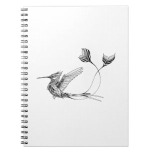 Psychedlic Bird Tattoo Notitieboek