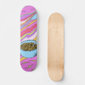 Psychedlic Mac N Cheese Skateboard Deck (Voorkant)