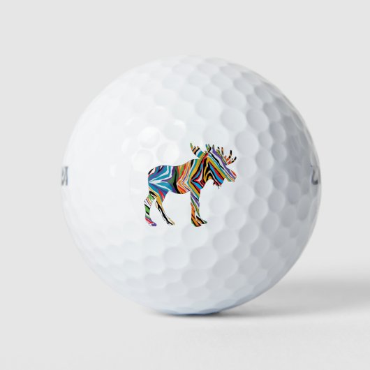 Psychedlic-mazen Golfballen (Voorkant)