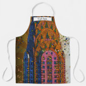 Psychedlic NYC: Chrysler Building Top Closeup #1 Schort (Voorkant)