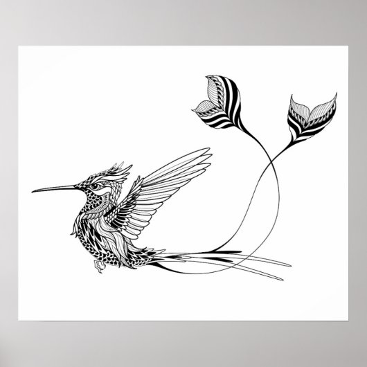 Psychedolische Tattoo 2 Poster (Voorkant)