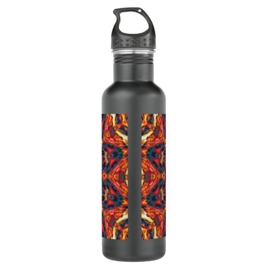 Psychedolische ventilator waterfles  (Achterkant)